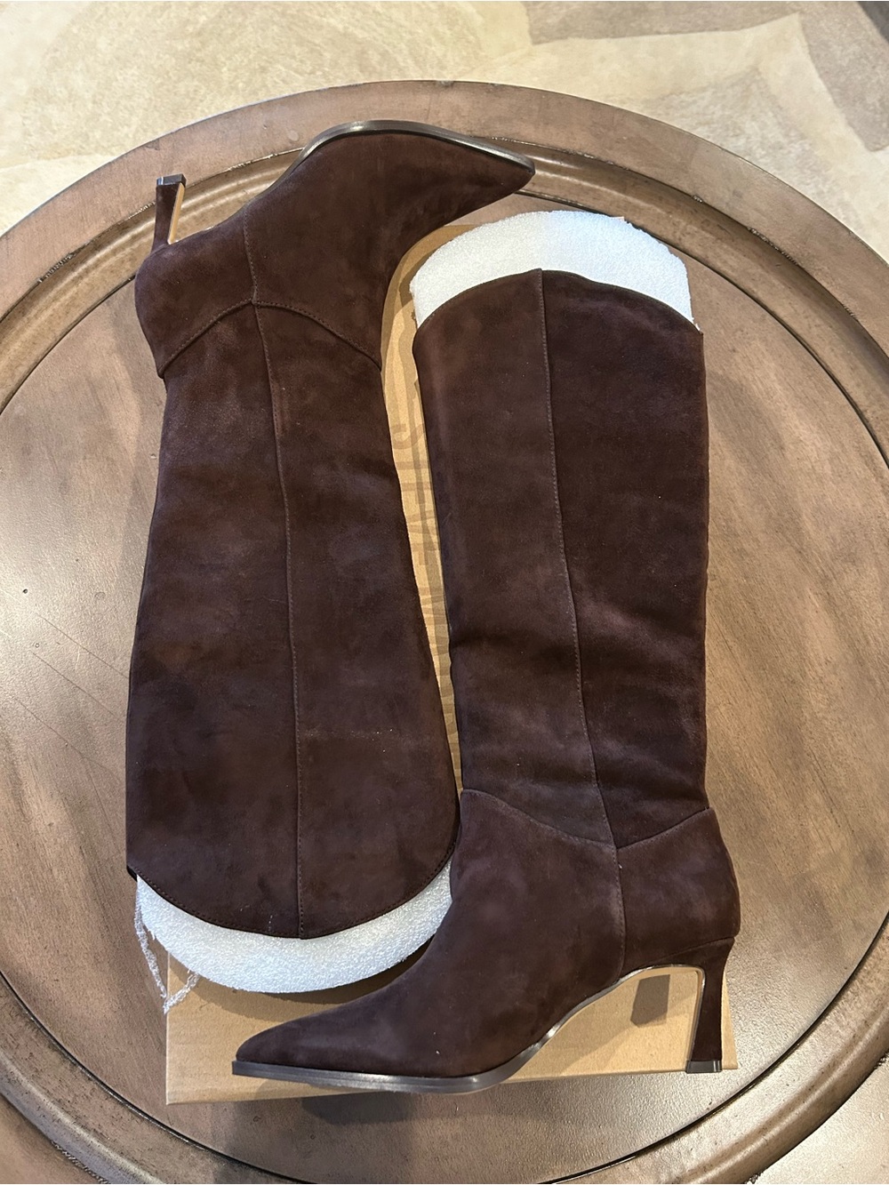 Steve Madden Leyna Suede Boots Size 7 NIB